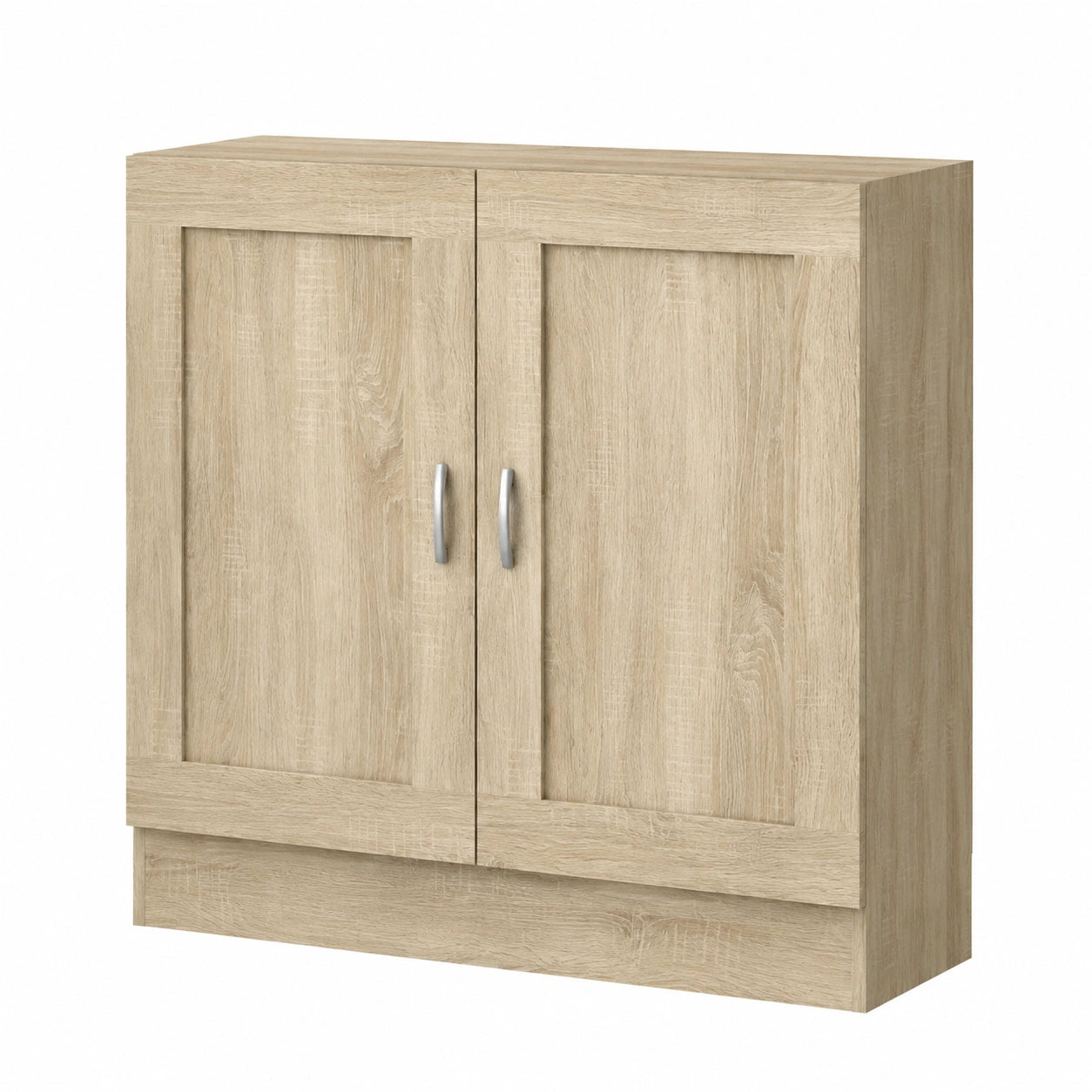 Bureau, avec rangement, avec portes, en chêne, 82,5 x 30,5 x 80 cm, pour l’espace de travail
