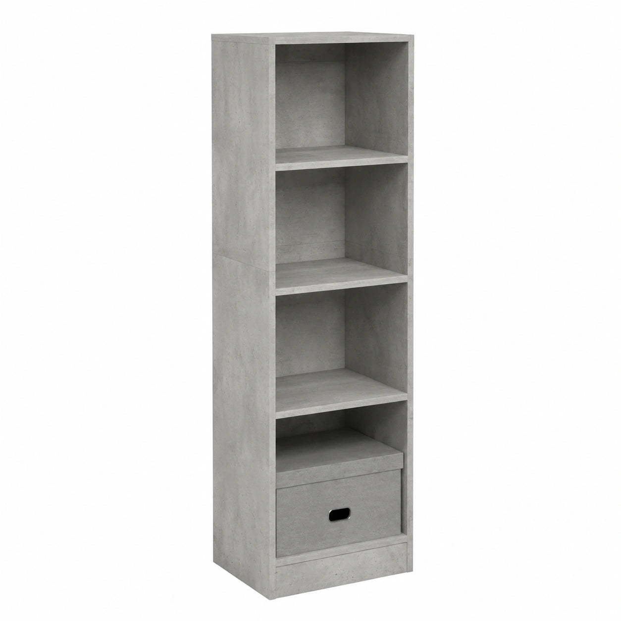Bureau, avec rangement, coloris gris, 40 x 24 x 143 cm, pour l’espace de travail