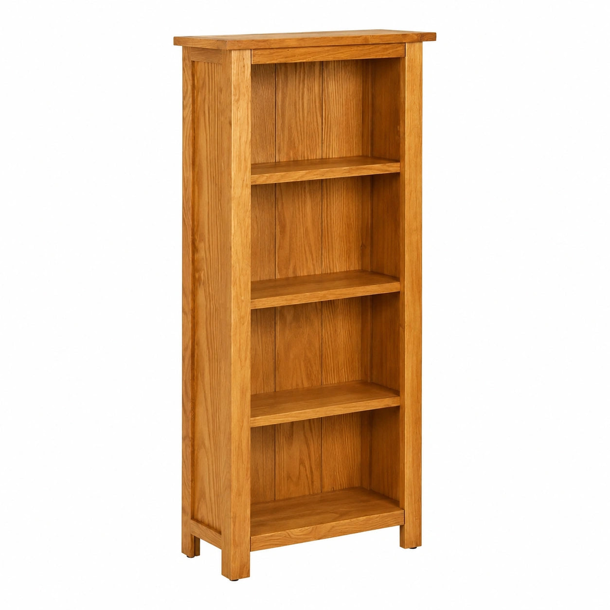 Bibliothèque, avec rangement, avec étagères, en chêne, 45 x 22 x 110 cm, pour le salon ou le bureau