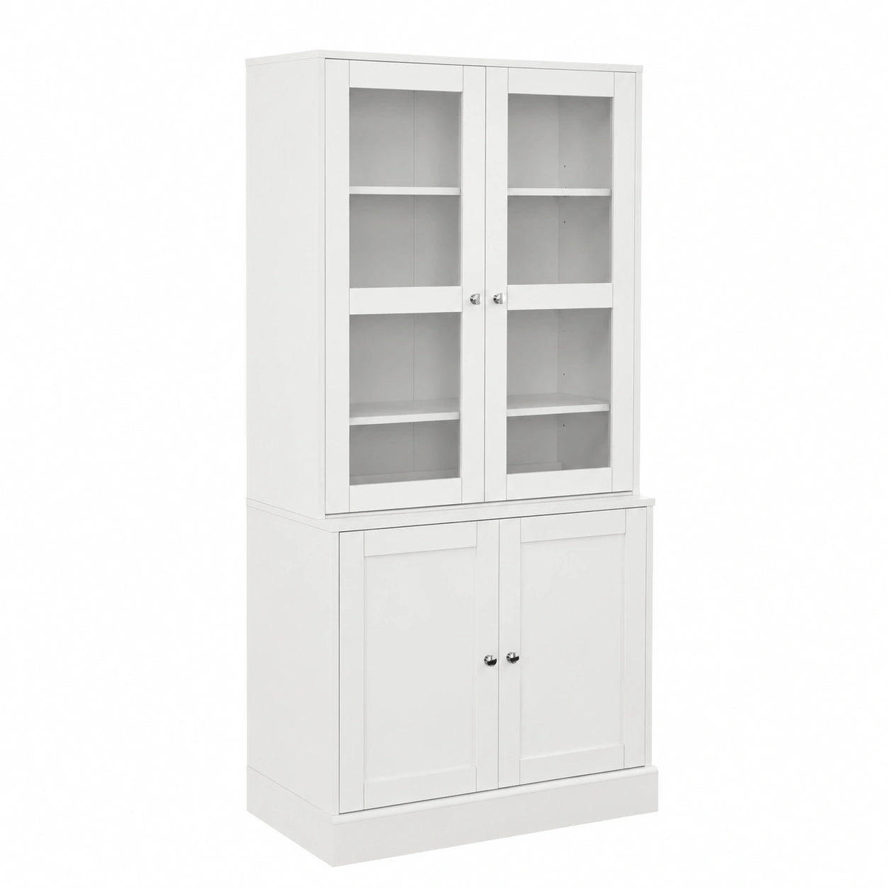 Armoire, avec rangement, avec portes, coloris blanc, pour la chambre