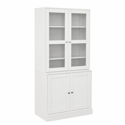 Armoire, avec rangement, avec portes, coloris blanc, pour la chambre