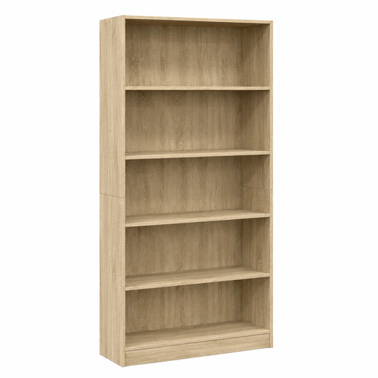 Bibliothèque, en chêne, 80 x 24 x 176 cm, pour le salon ou le bureau