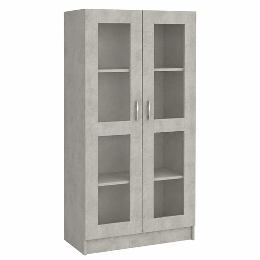 Armoire, avec rangement, avec étagères, coloris gris, pour la chambre