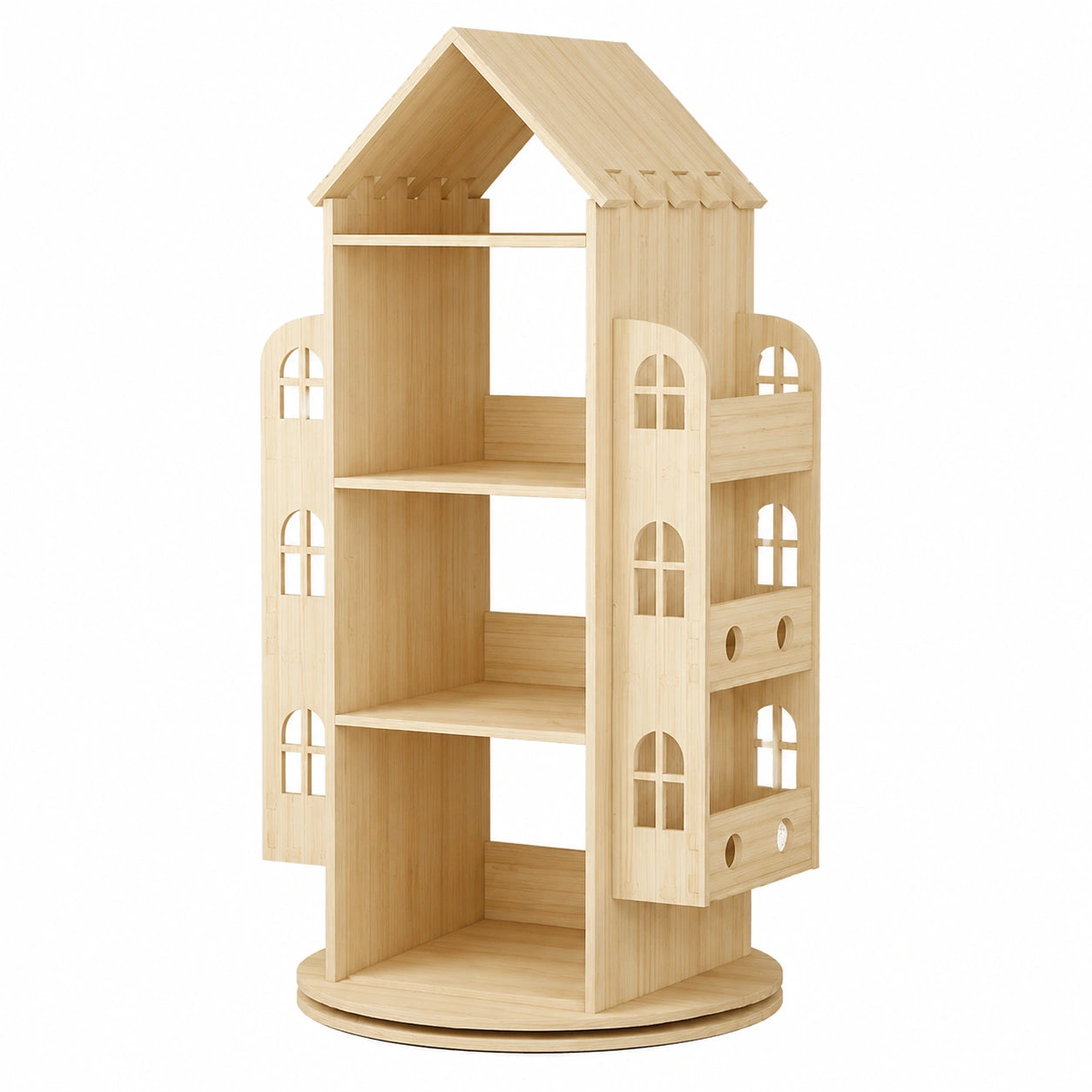 Bibliothèque, en bois massif, avec rangement, avec étagères, pour le salon ou le bureau