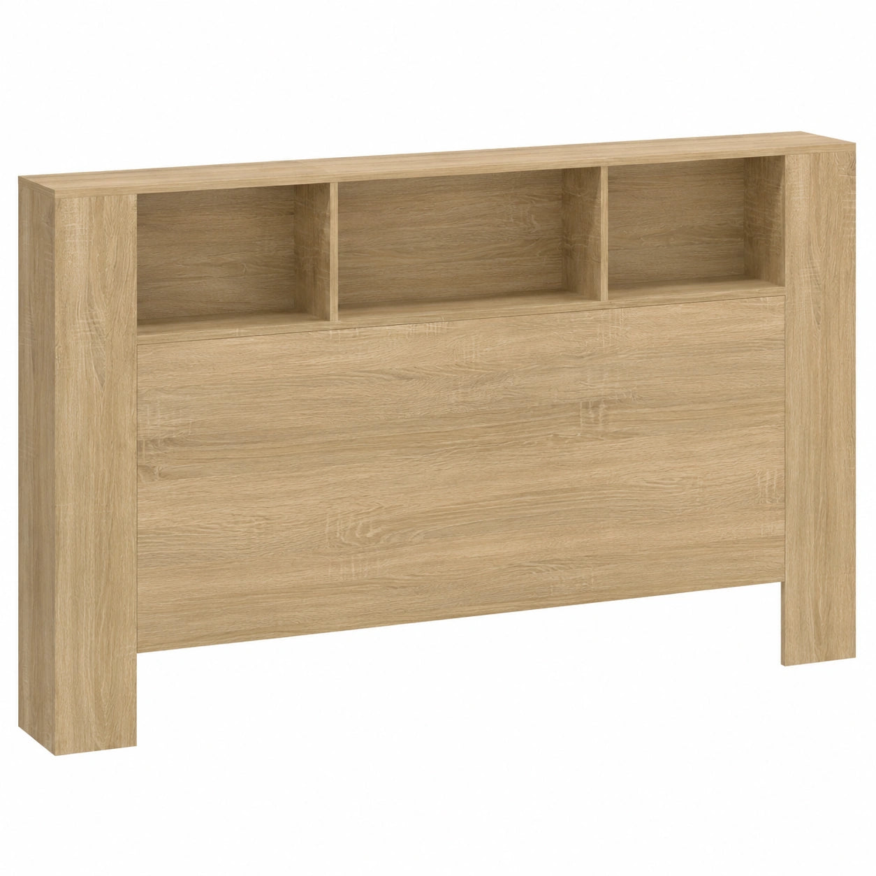 Lit, avec rangement, en chêne, 160 x 18,5 x 104,5 cm, pour la chambre