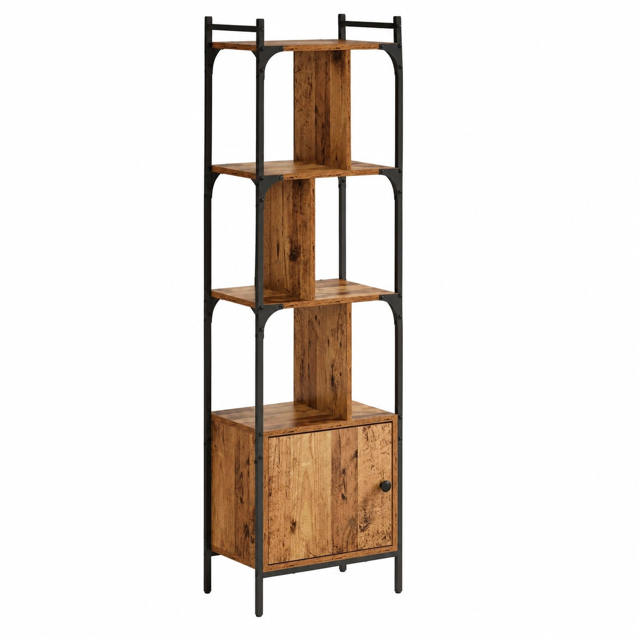 Bureau, avec rangement, avec étagères, avec portes, 44,5 x 30 x 154,5 cm, pour l’espace de travail