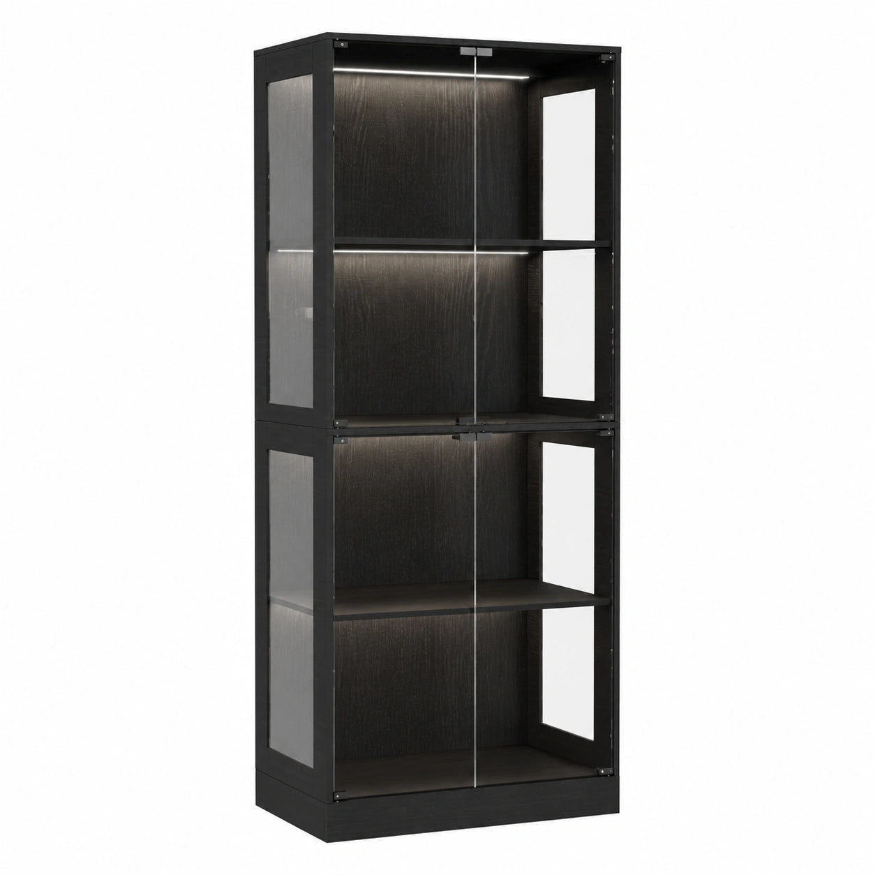 Armoire, en verre, 80 x 35 x 165 cm, pour la chambre